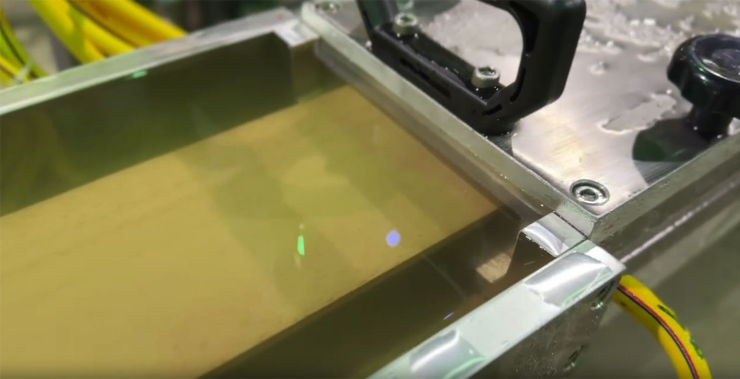 WPC profile production line forming profiles with precision and cooling